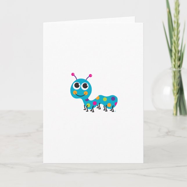 Caterpillar Card Kort (Framsida)