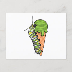 Caterpillar-glass Vykort