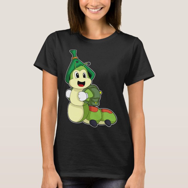 Caterpillar Hiker Ryggsäck T Shirt (Framsida)