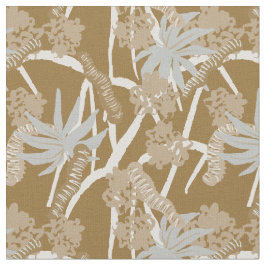 Caterpillar maximalist rustic tropisk - brun  tyg