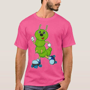 Caterpillar på Inline skating med rullskridskor T Shirt
