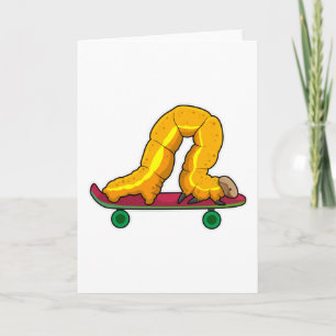 Caterpillar Skater Skateboard Kort