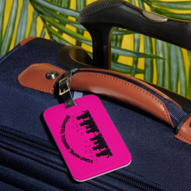caterwauling Personalize , Luggage Tag  Bagagebricka (Framsida Insitu 1)