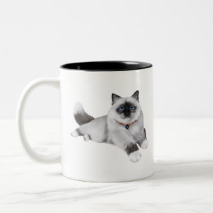 CatFans - Birman Två-Tonad Mugg