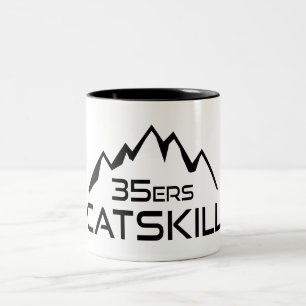 Catfärdighet 35er-berg Två-Tonad mugg