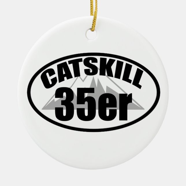 Catfärdighet 35er julgransprydnad keramik (Framsidan)