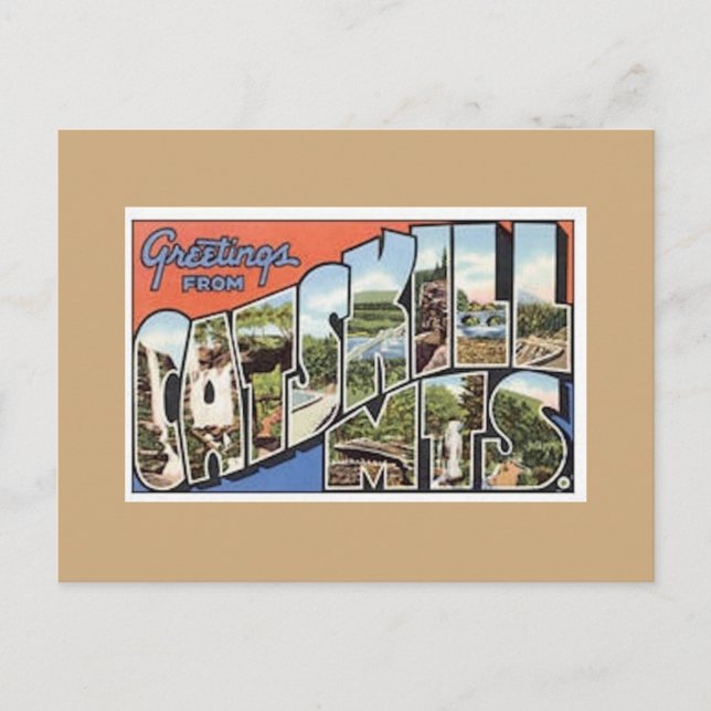 Catfärdighetsmappar. Vintage vykort (Framsida)