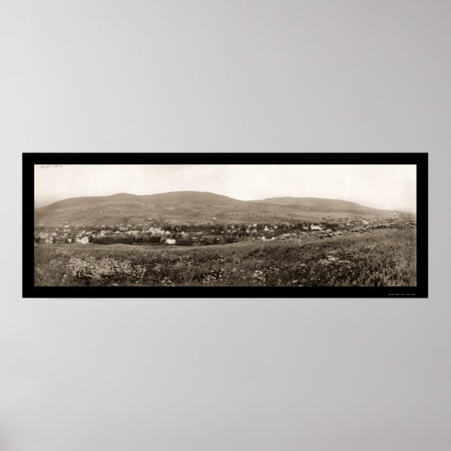 Catfärys Mts Hunter NY Photo 1898 Poster (Framsidan)