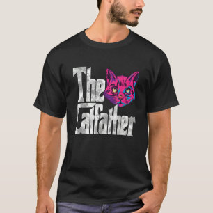 Catfather Cat Far mafia Whiskers Male Pappa T Shirt