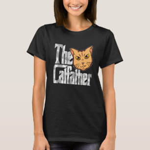 Catfather Cat Far mafia Whiskers Male Pappa T Shirt