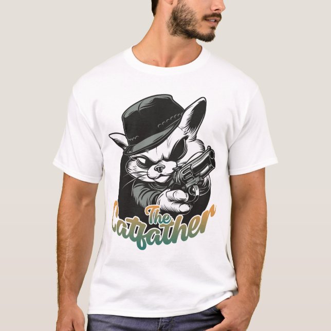 Catfather T Shirt (Framsida)