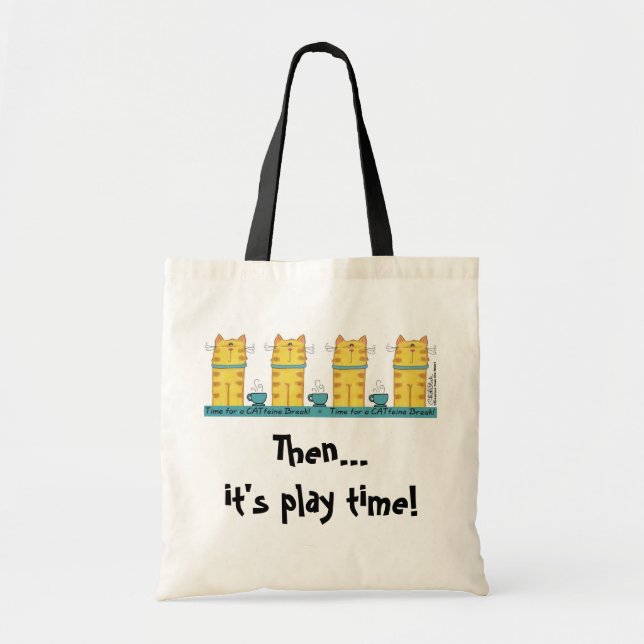 CATfeine Break Tygkasse (Framsidan)