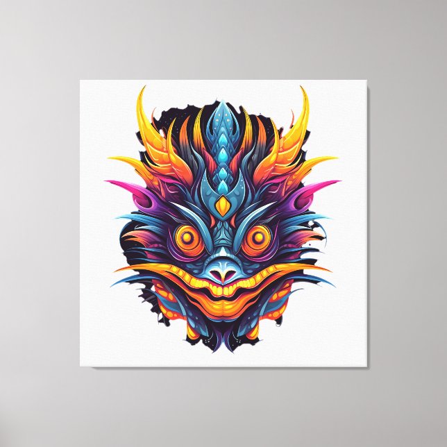 Catfish Beval Pop Art Canvastryck (Framsida)