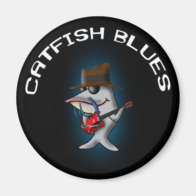 Catfish Blues Magnet (Framsidan)