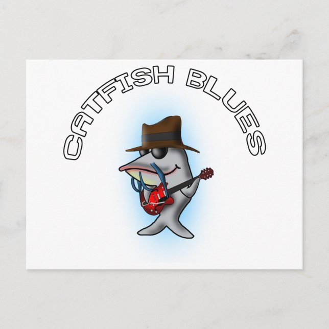 Catfish Blues Vykort (Framsida)