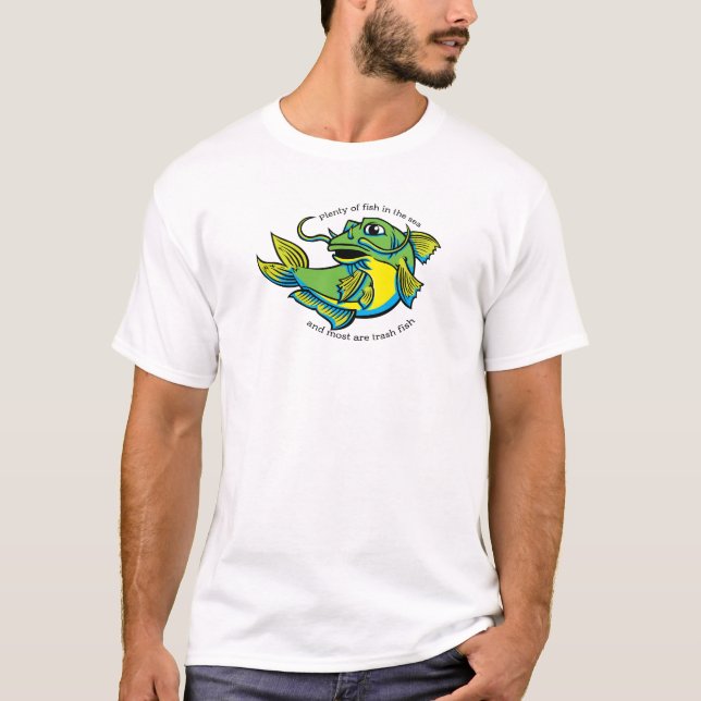 Catfish-dateringskjorta T Shirt (Framsida)
