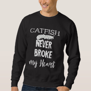 Catfish Fattiga aldrig min hjärt-mudcat Catfish An Lång Ärmad Tröja