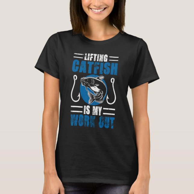 Catfish Flathead Catfish Fishing Fisherman Angling T Shirt (Framsida)