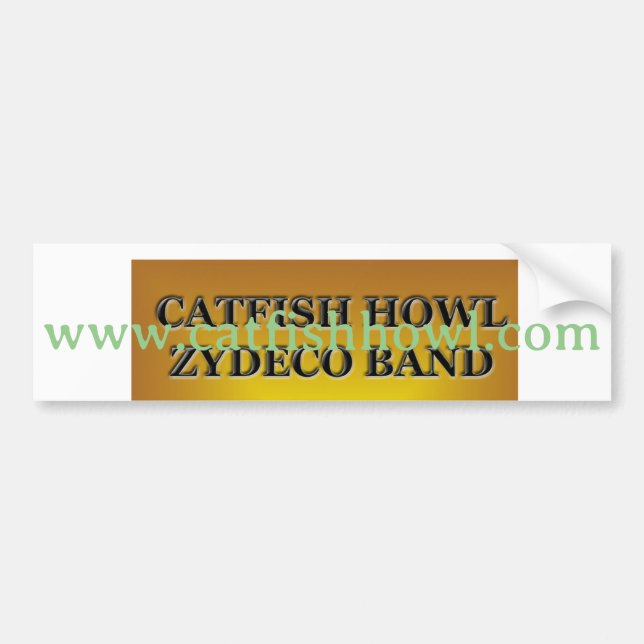Catfish-Howl Bumper Sticker Bildekal (Framsidan)