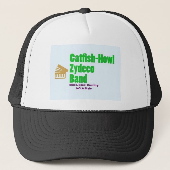 Catfish Howl Zydeco Hat med alternativ Logotyp Keps (Framsida)