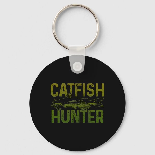 Catfish Hunter Catfish Fishing Gift  Nyckelring (Framsida)