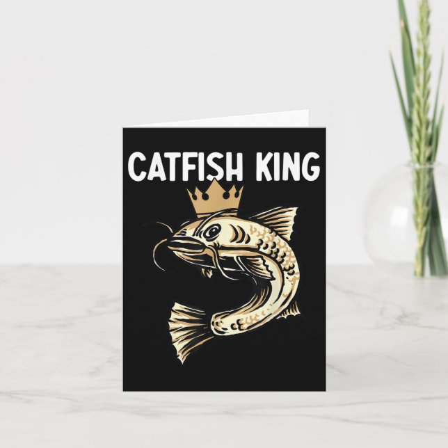 Catfish Kung - Fisherman Fisherman Fishin Kort (Framsida)