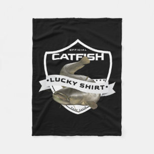 Catfish Lucky Shirt Funny Substances to Catfish F Fleecefilt