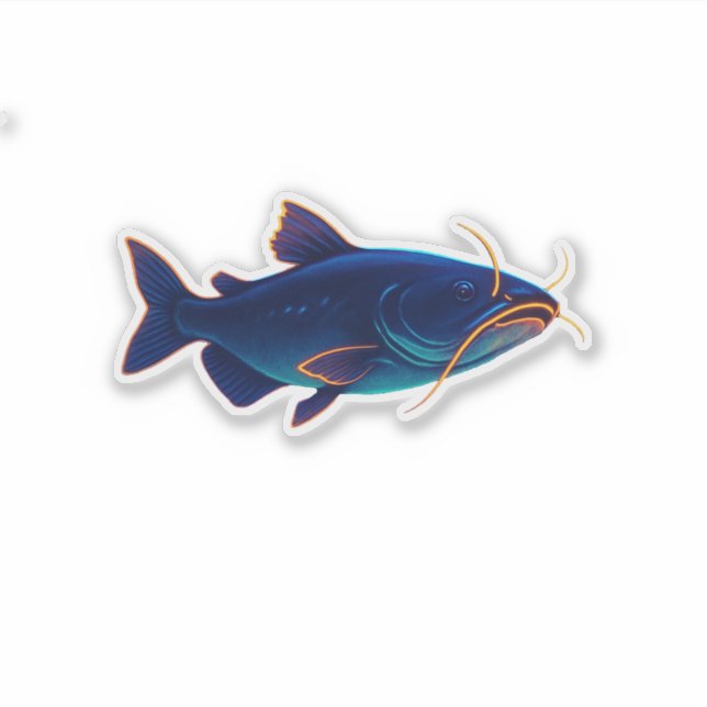 Catfish Sticker Klistermärken (Framsida)