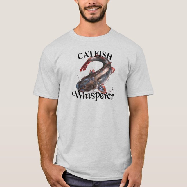 Catfish Whisperer Light T-Shirt (Framsida)