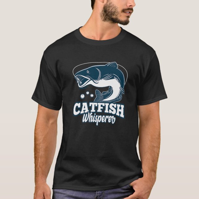 Catfish Whisperer T Shirt (Framsida)