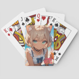 catgirl　猫耳娘の夏　クラシックトランプ casinokort