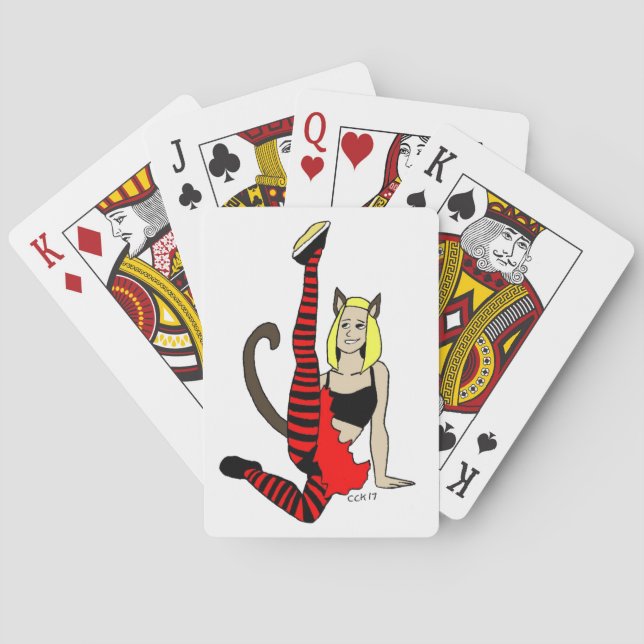 catgirl casinokort (Baksidan)