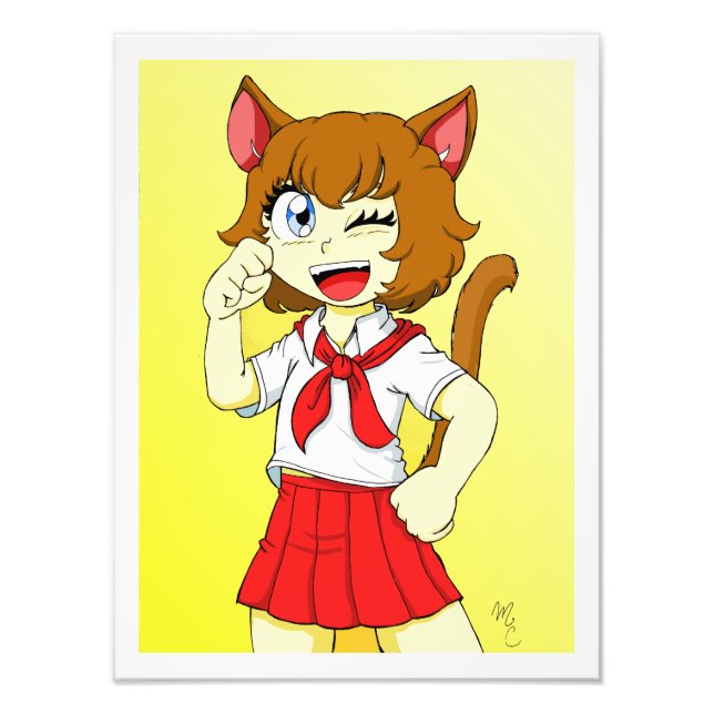 Catgirl Diana Poster (Framsidan)