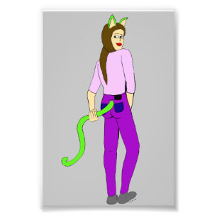 catgirl fototryck