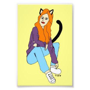catgirl fototryck