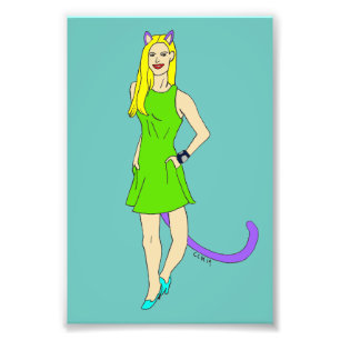 catgirl fototryck