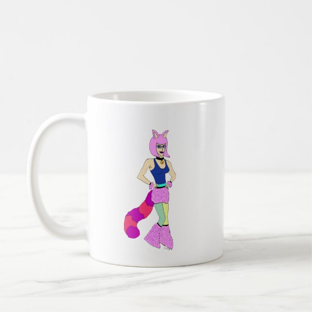 catgirl kaffemugg (Vänster)