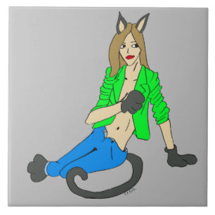 catgirl kakelplatta