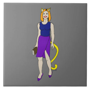 catgirl kakelplatta