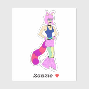 catgirl klistermärken