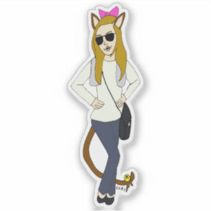 catgirl klistermärken
