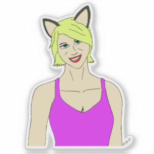catgirl klistermärken