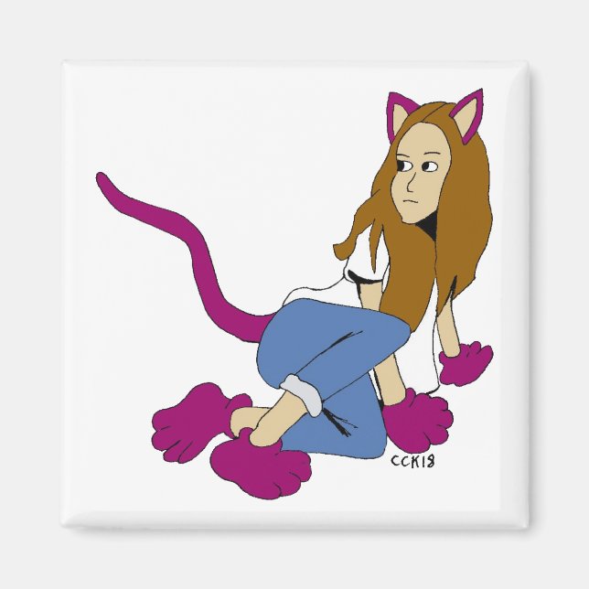catgirl magnet (Framsidan)