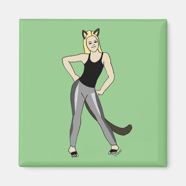 catgirl magnet (Framsidan)