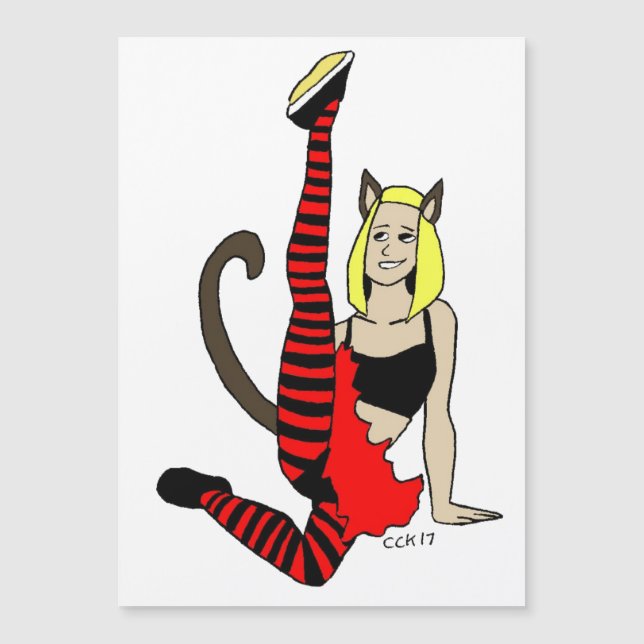 catgirl magnet (Framsida)