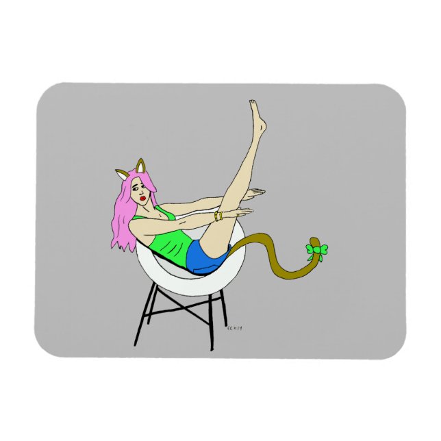 catgirl magnet (Horisontell)