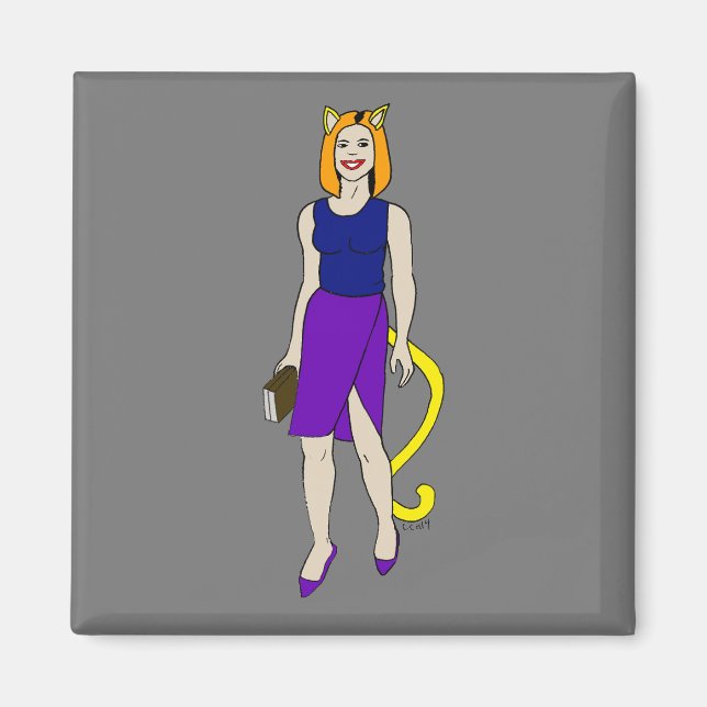 catgirl magnet (Framsidan)