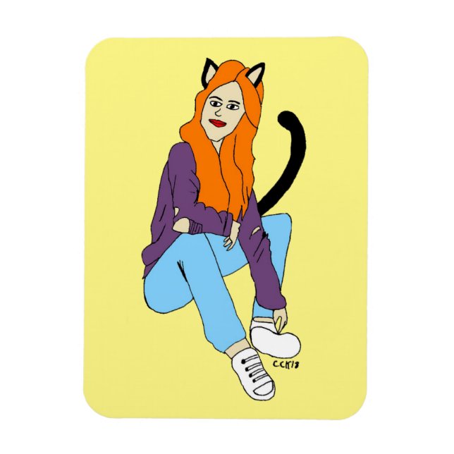 catgirl magnet (Vertikal)