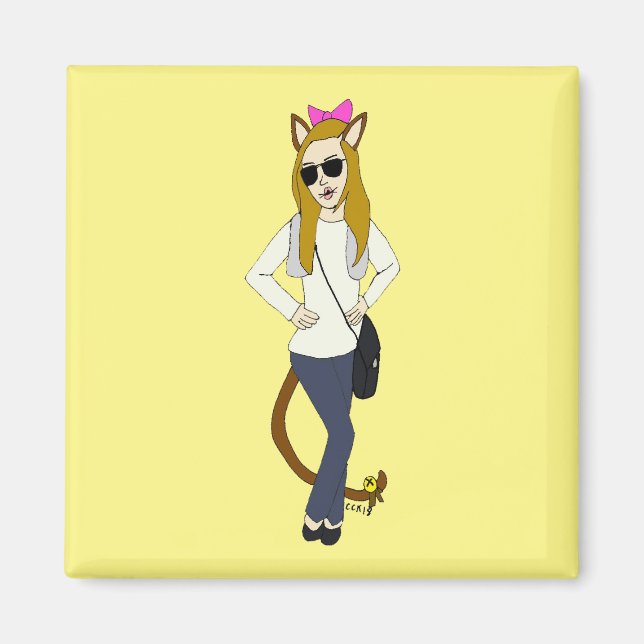 catgirl magnet (Framsidan)