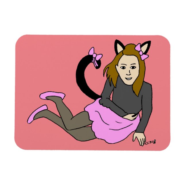 catgirl magnet (Horisontell)